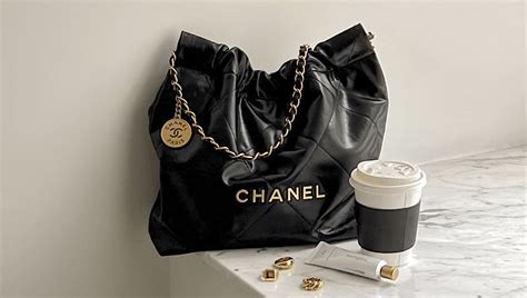 chanel handbag black and white|Chanel 22 small handbag.